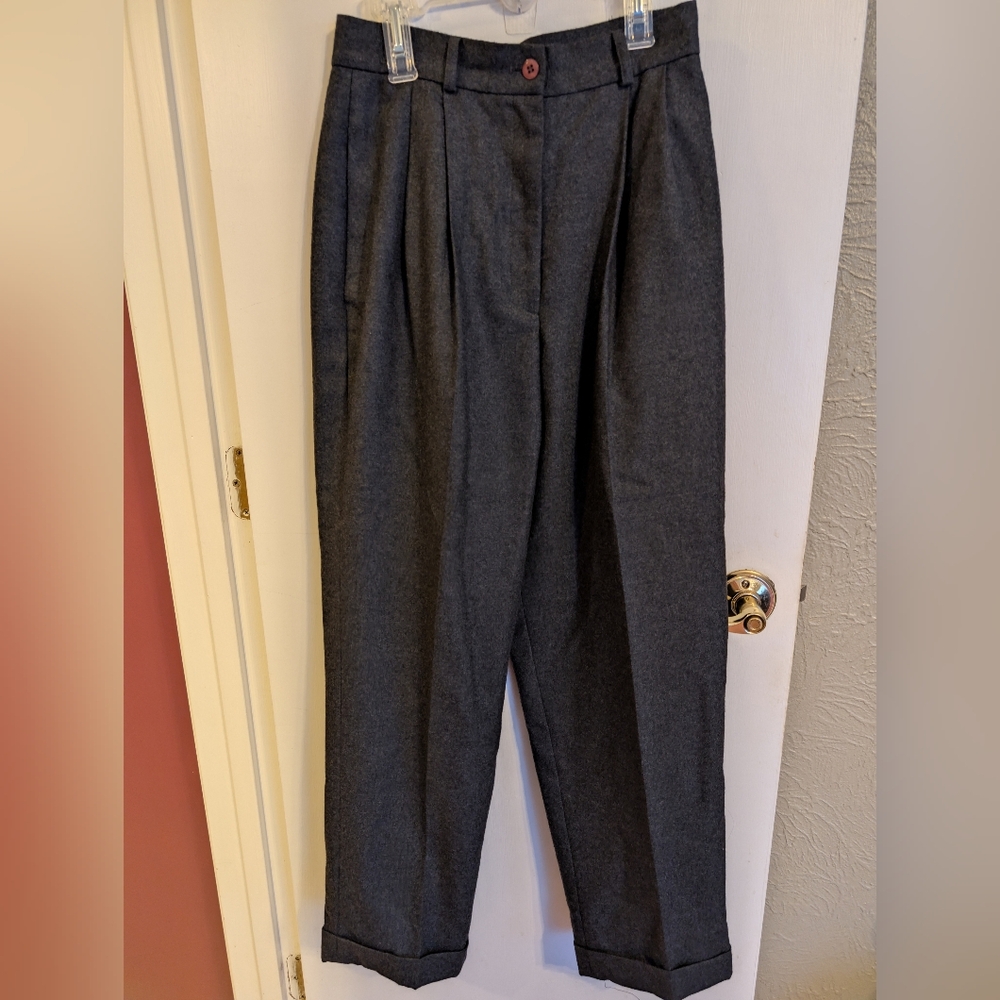 Talbots Charcoal Gray Petite Trousers